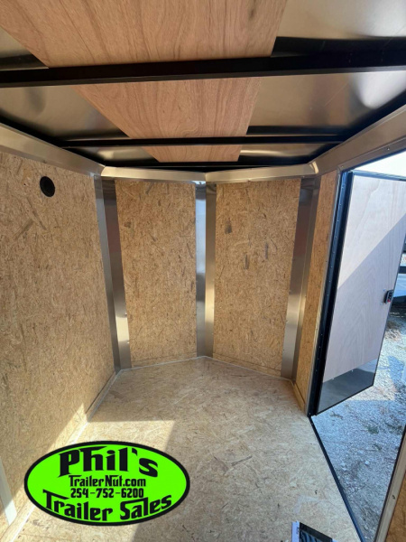 New 2026 Pace American 6X12 UPGRADED .080 EXTERIOR & REAR WING Cargo / Enclosed Trailer UPGRADED 7' INTERIOR HEIGHT