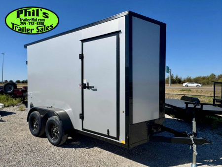 New 2026 Pace American 6X12 UPGRADED .080 EXTERIOR & REAR WING Cargo / Enclosed Trailer UPGRADED 7' INTERIOR HEIGHT