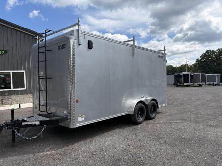 New 2026 Car Mate Trailers 7x14 7K 80  Interior Height Contractor with Rear Double Doors