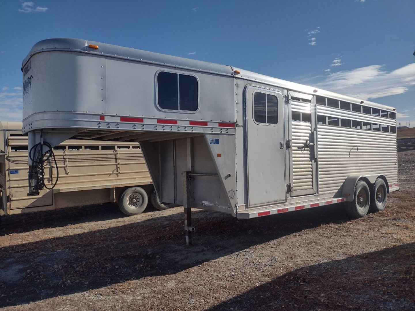 Used 2009 Circle J 20' Stock Combo Trailer