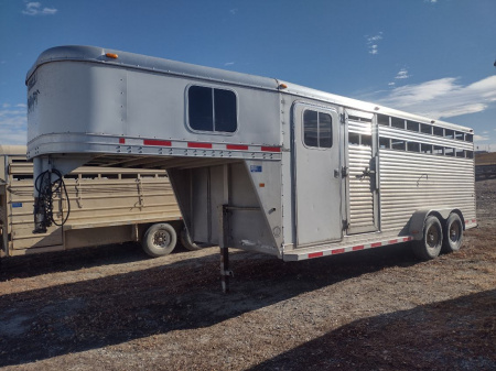 Used 2009 Circle J 20' Stock Combo Trailer
