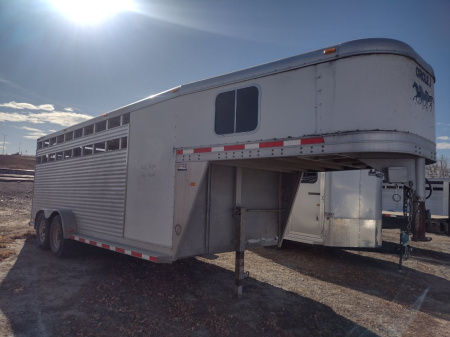 Used 2009 Circle J 20' Stock Combo Trailer
