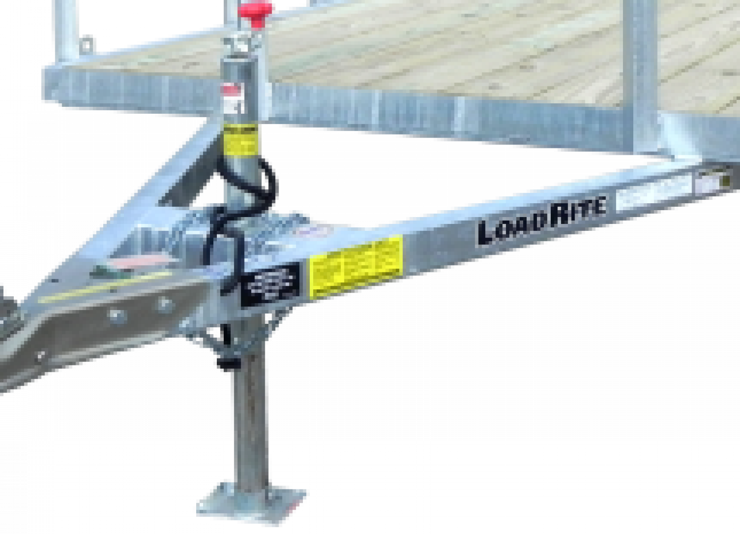 New 2026 Load Rite 6'8" x 12 ALL GALVANIZED Utility w/ Spring Assist Gate