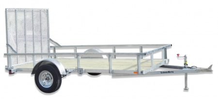 New 2026 Load Rite 6'8" x 12 ALL GALVANIZED Utility w/ Spring Assist Gate