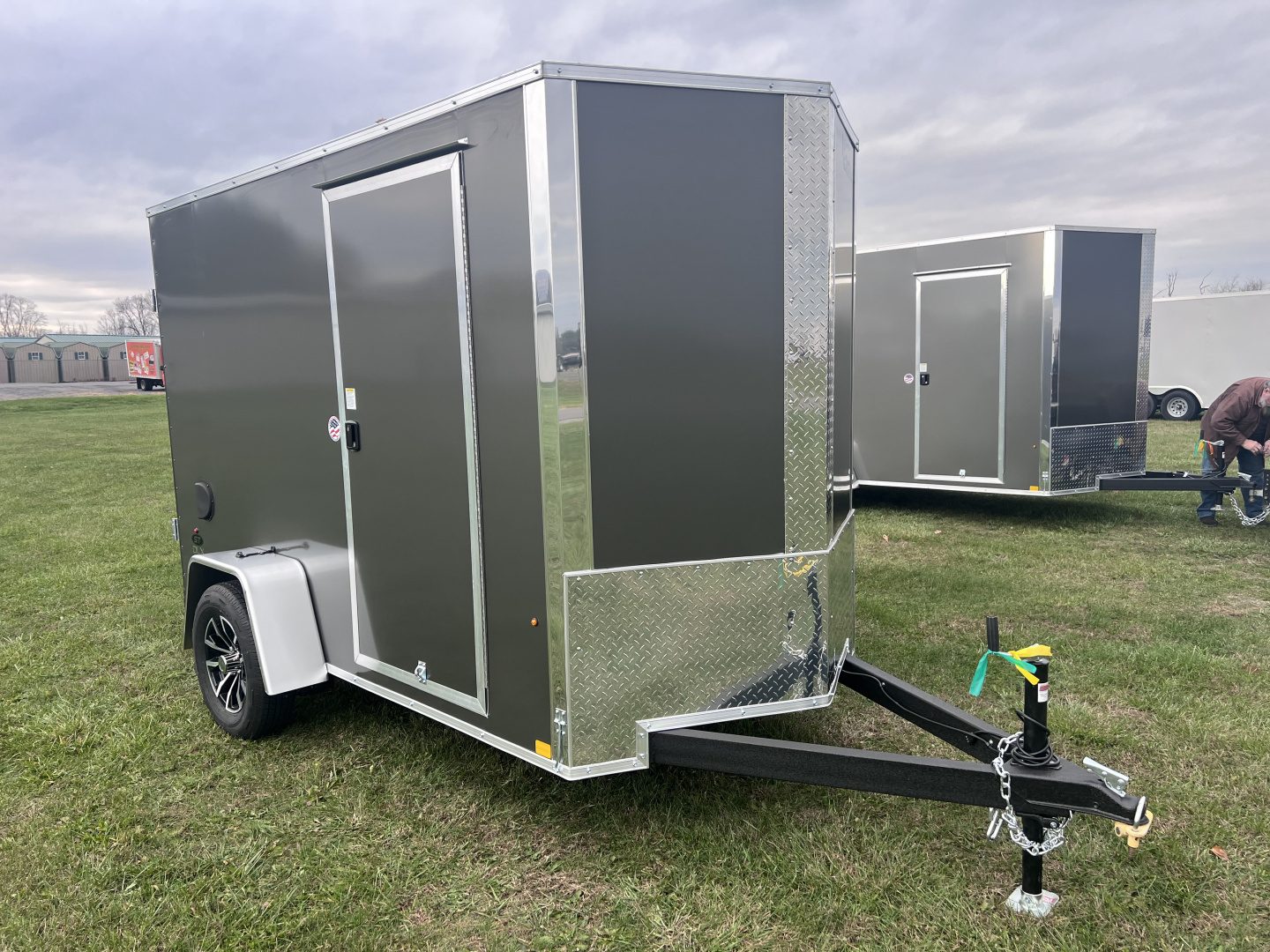 New 2026 Look Trailers 5x10 w/ Side Door ST DLX Cargo / Enclosed Trailer