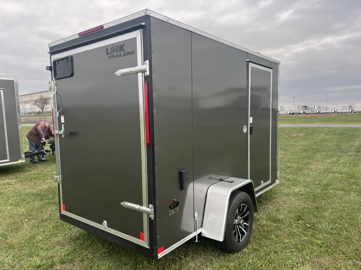 New 2026 Look Trailers 5x10 w/ Side Door ST DLX Cargo / Enclosed Trailer