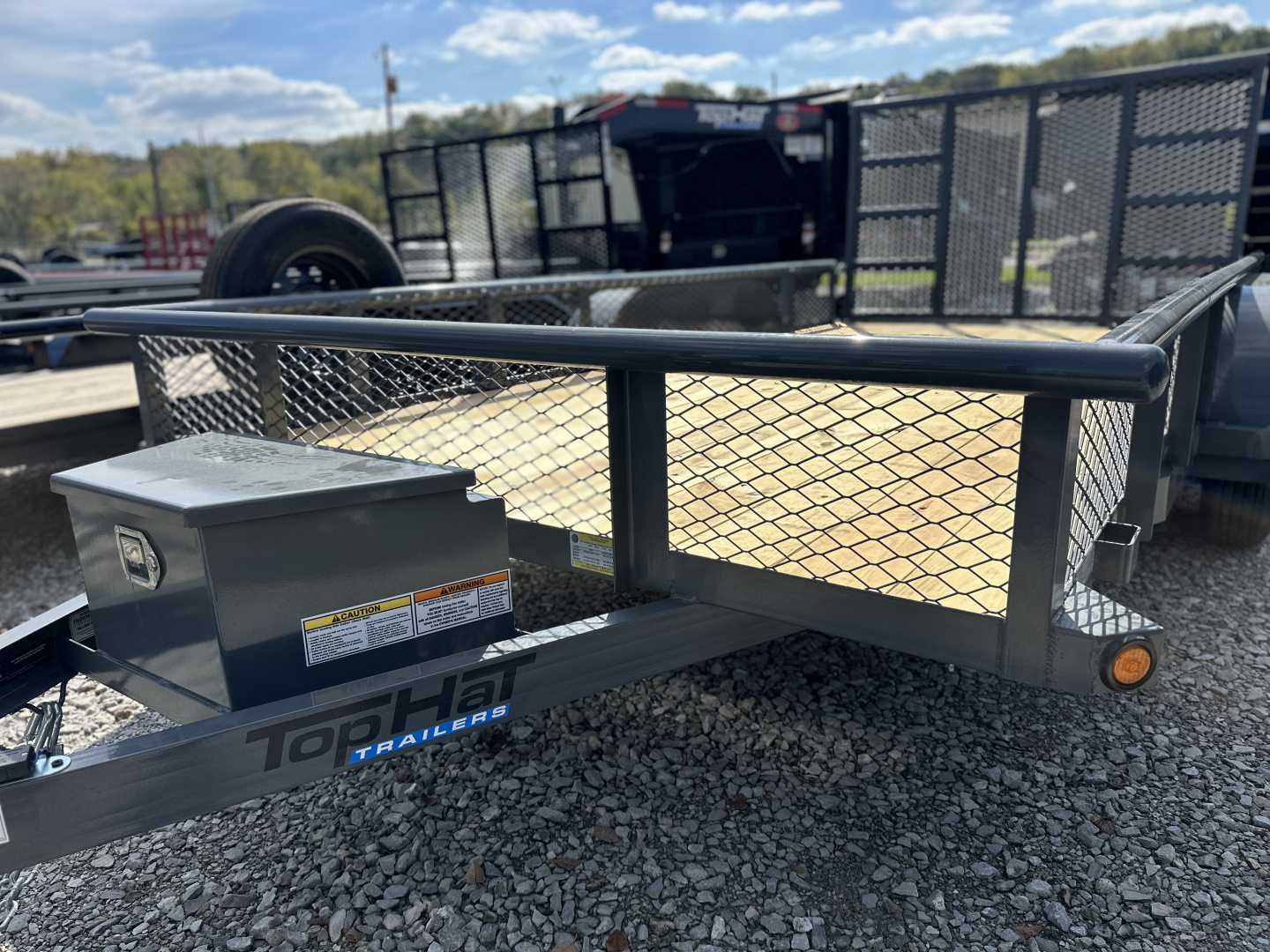 New Top Hat Trailers MP 83"X 14' W/ RAMPGATE Utility Trailer