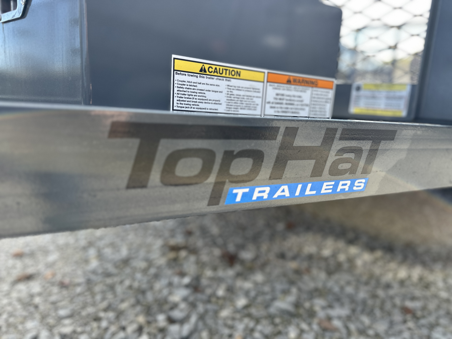 New Top Hat Trailers MP 83"X 14' W/ RAMPGATE Utility Trailer