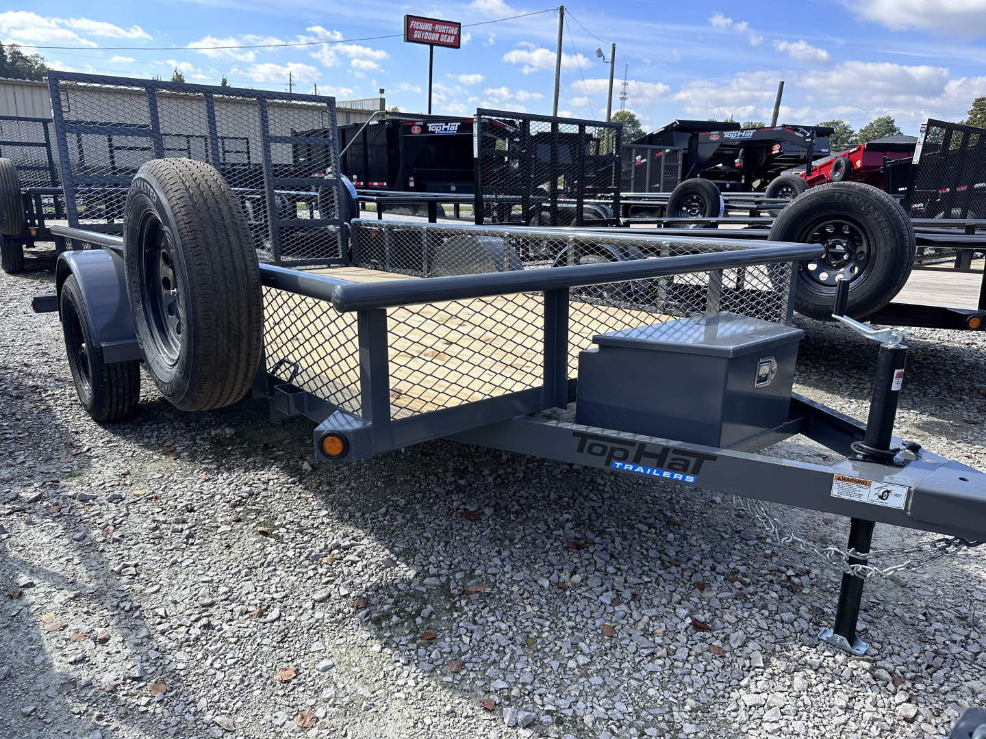 New Top Hat Trailers MP 83"X 14' W/ RAMPGATE Utility Trailer