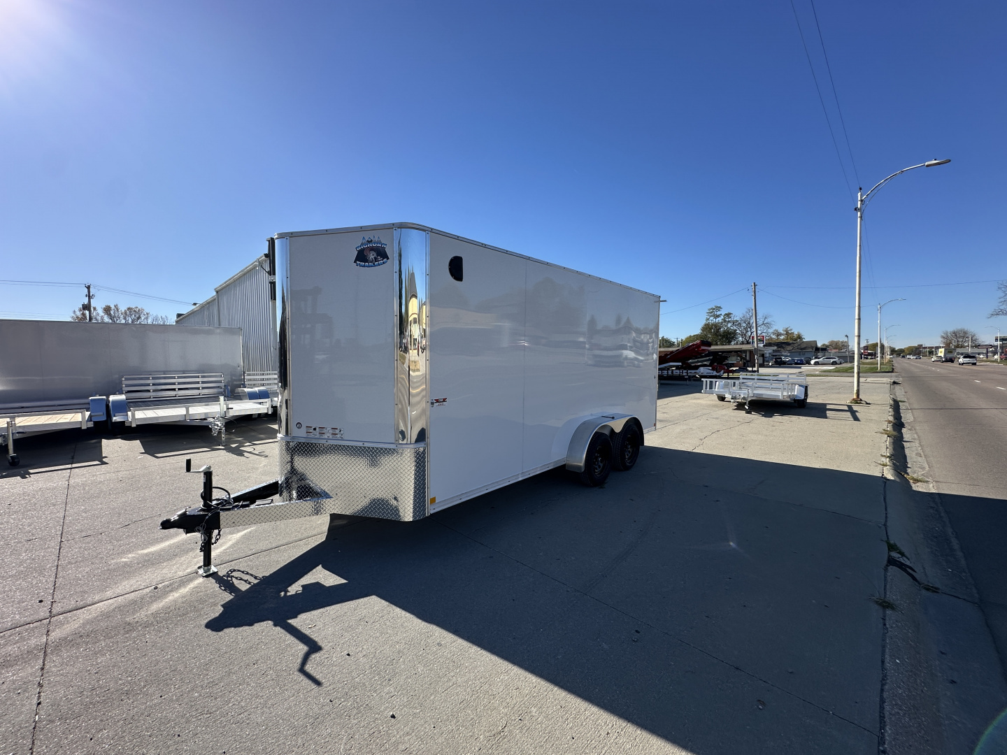 New 2026 R&M Manufacturing BIG HORN 7X16X84 Contractor Cargo Trailer