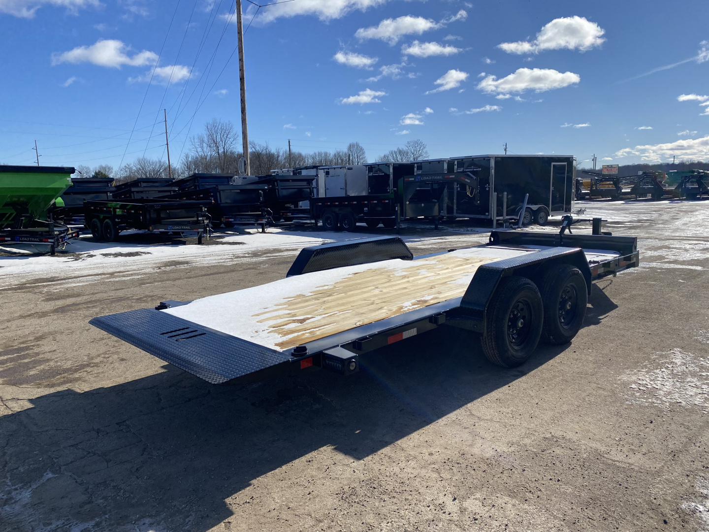 New 2026 Load Trail 83x18 HD I-Beam Frame 14k Gravity Tilt Trailer