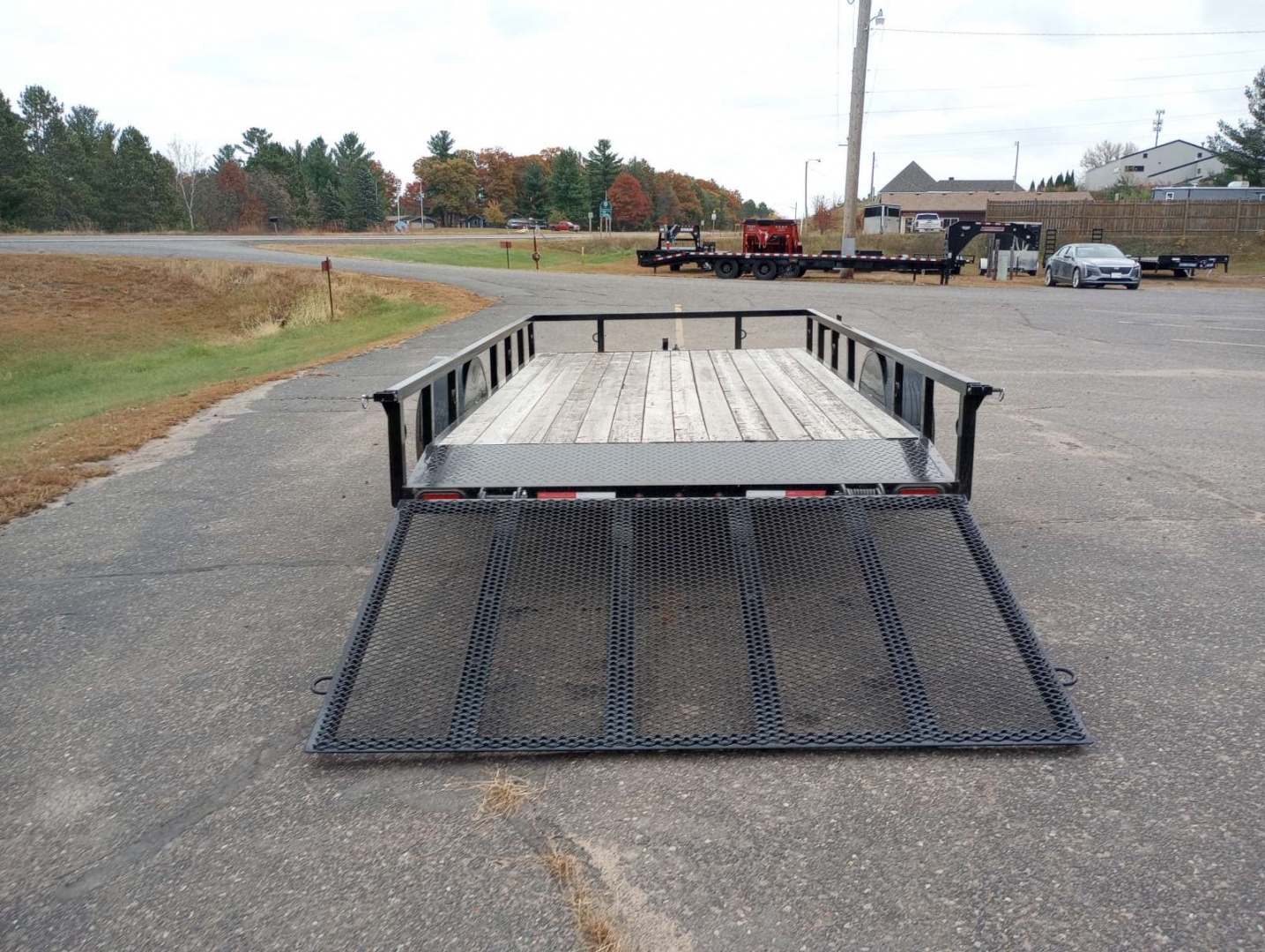 Used 2021 Woodies Manufacturing 82"x14' Utility Trailer