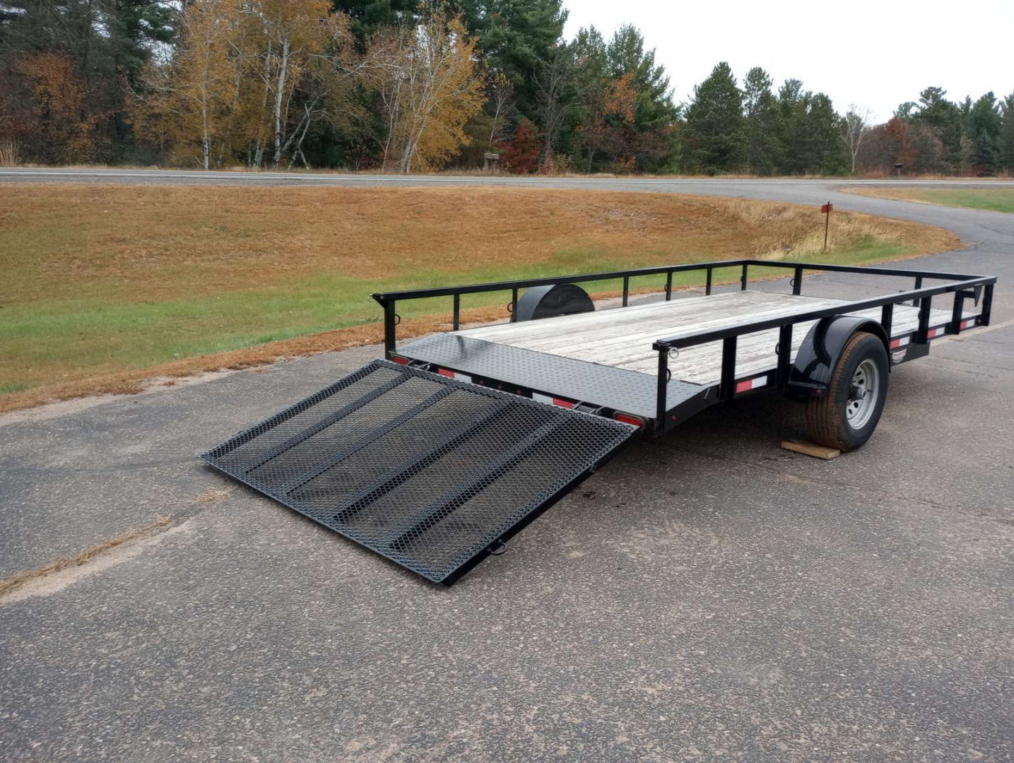 Used 2021 Woodies Manufacturing 82"x14' Utility Trailer