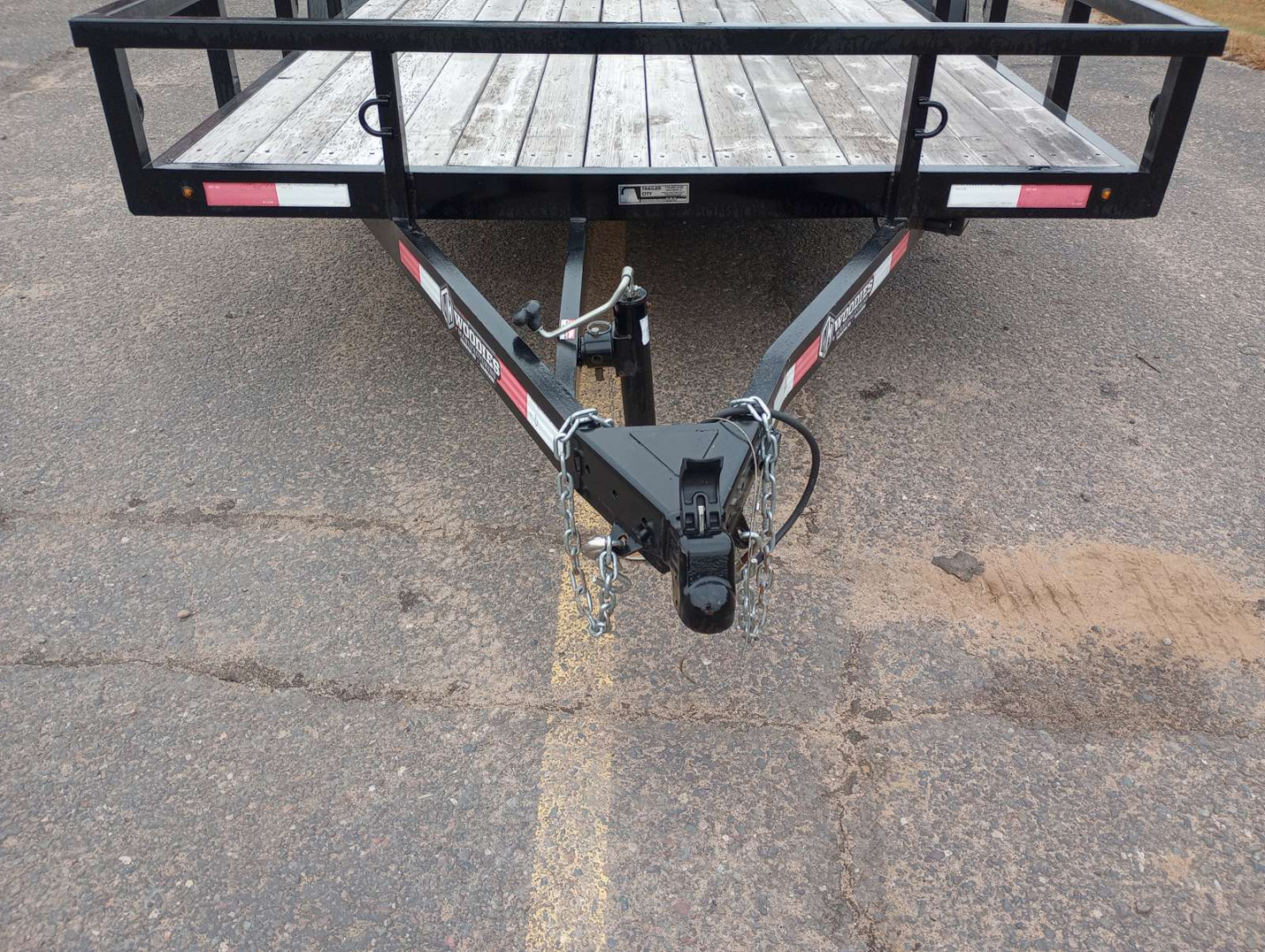 Used 2021 Woodies Manufacturing 82"x14' Utility Trailer