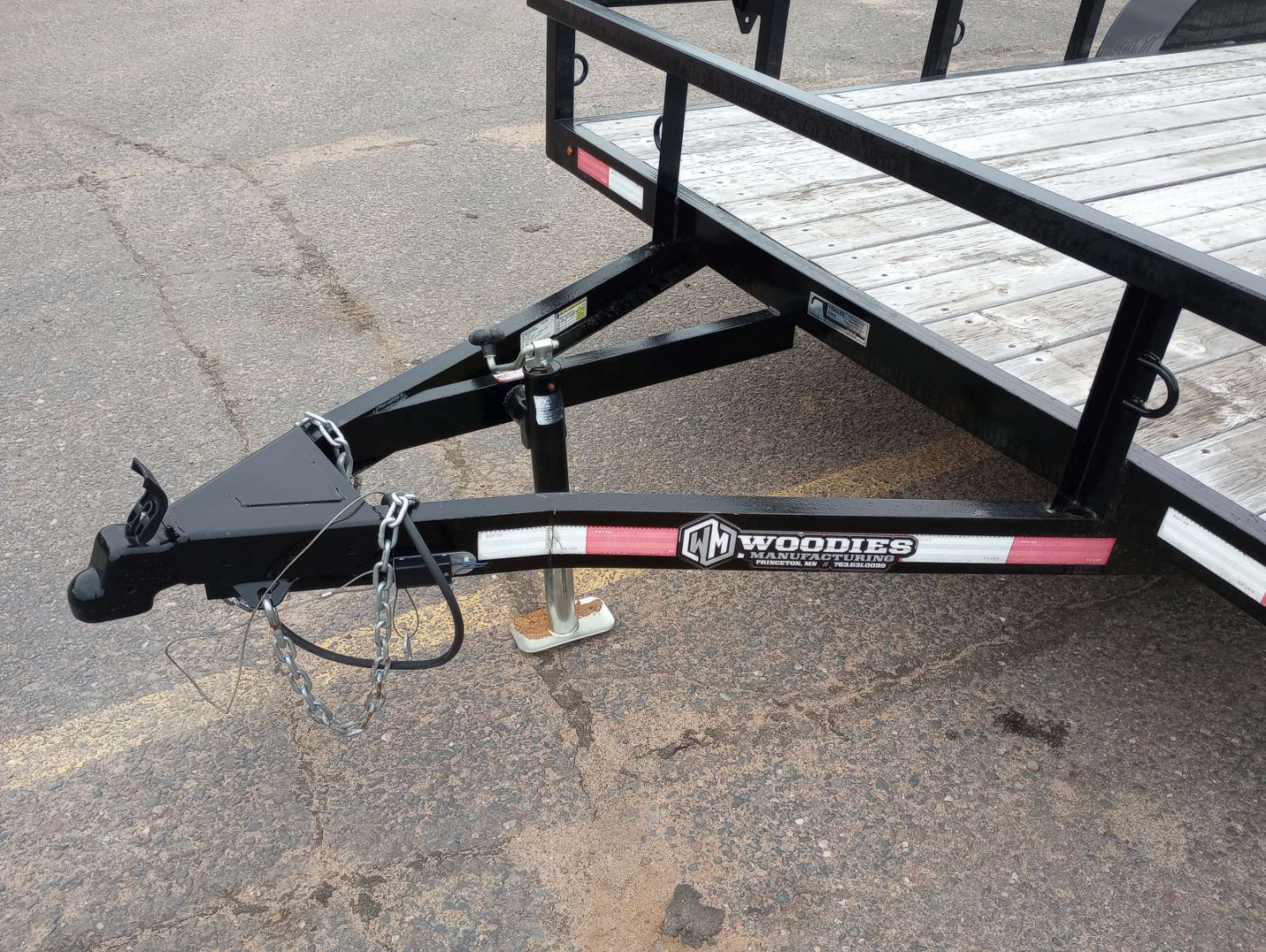 Used 2021 Woodies Manufacturing 82"x14' Utility Trailer