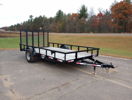 Used 2021 Woodies Manufacturing 82"x14' Utility Trailer