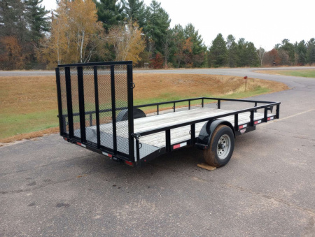 Used 2021 Woodies Manufacturing 82"x14' Utility Trailer