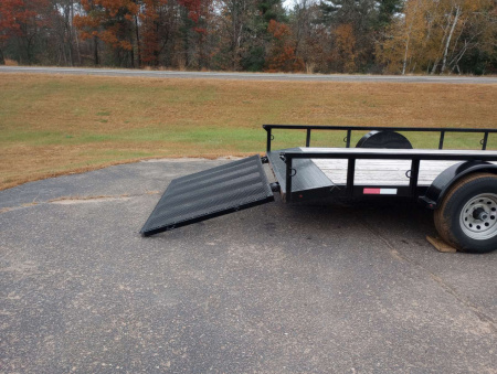 Used 2021 Woodies Manufacturing 82"x14' Utility Trailer