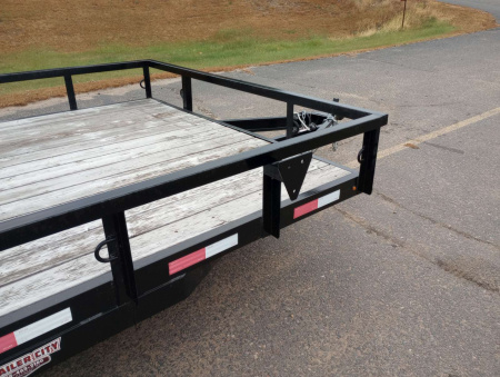 Used 2021 Woodies Manufacturing 82"x14' Utility Trailer