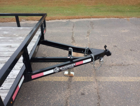 Used 2021 Woodies Manufacturing 82"x14' Utility Trailer