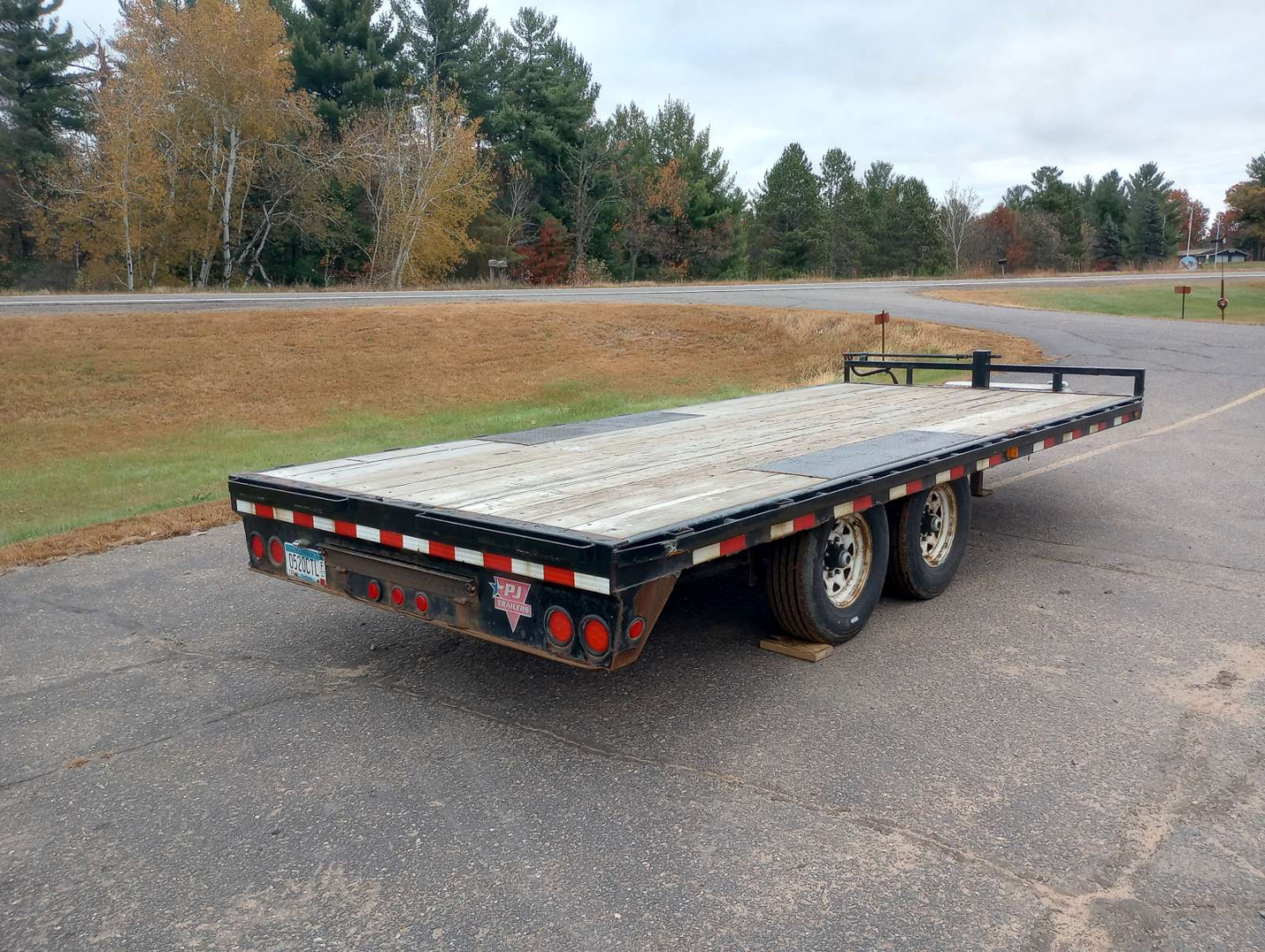 Used 2018 PJ Trailers F8 18'x102" Deckover Trailer
