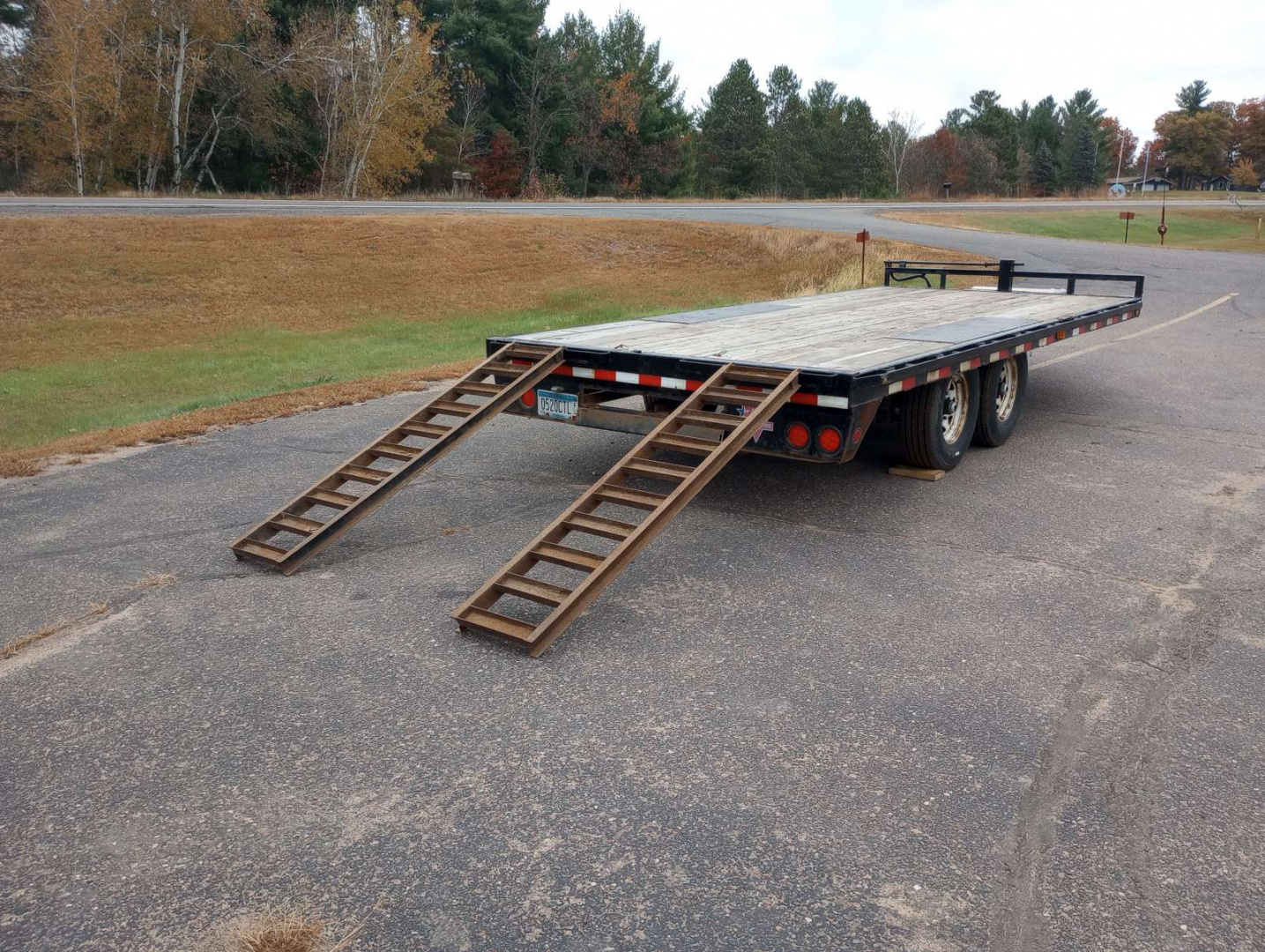 Used 2018 PJ Trailers F8 18'x102" Deckover Trailer