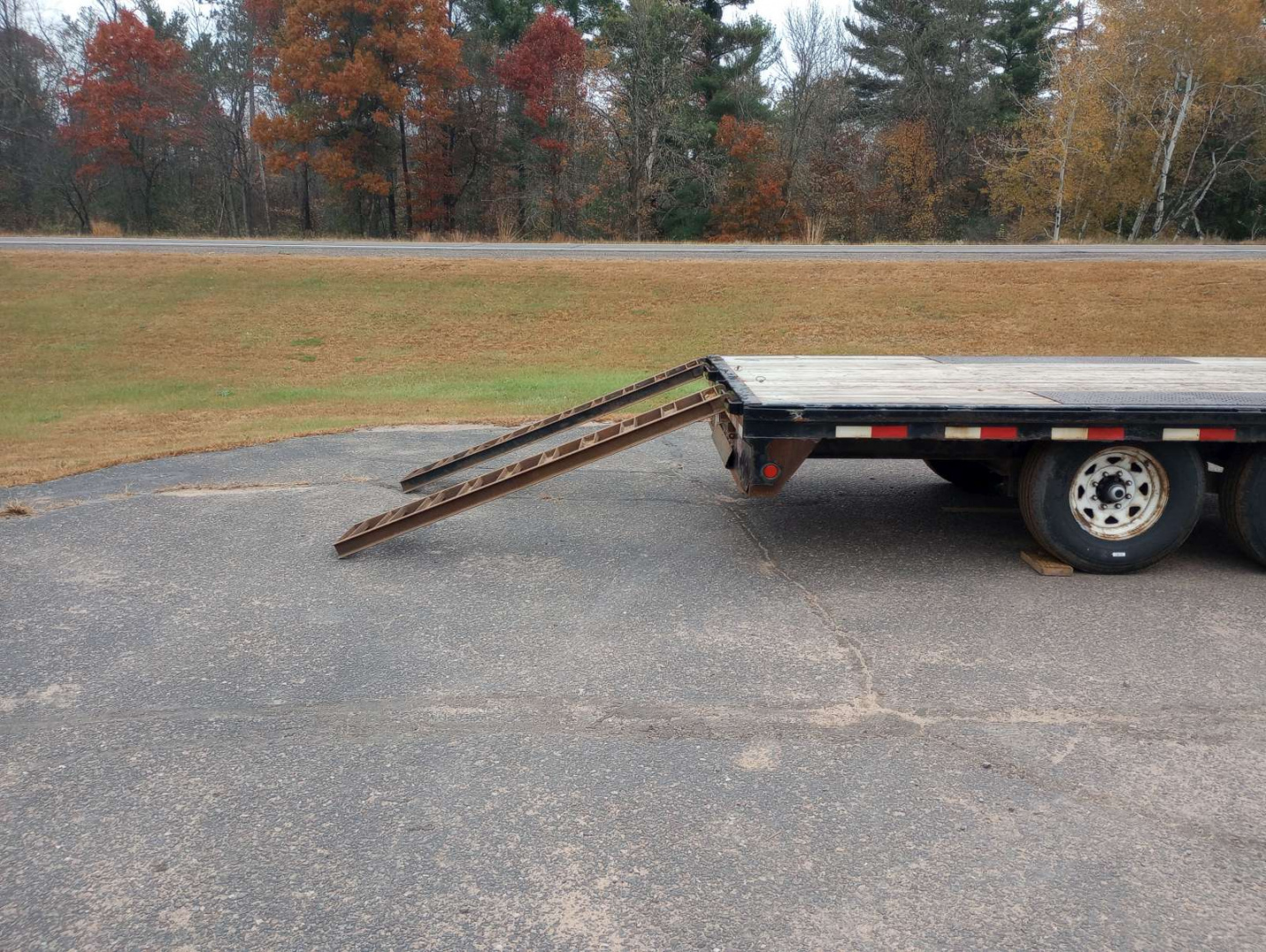 Used 2018 PJ Trailers F8 18'x102" Deckover Trailer
