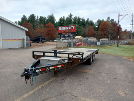 Used 2018 PJ Trailers F8 18'x102  Deckover Trailer