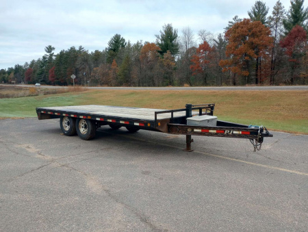Used 2018 PJ Trailers F8 18'x102" Deckover Trailer