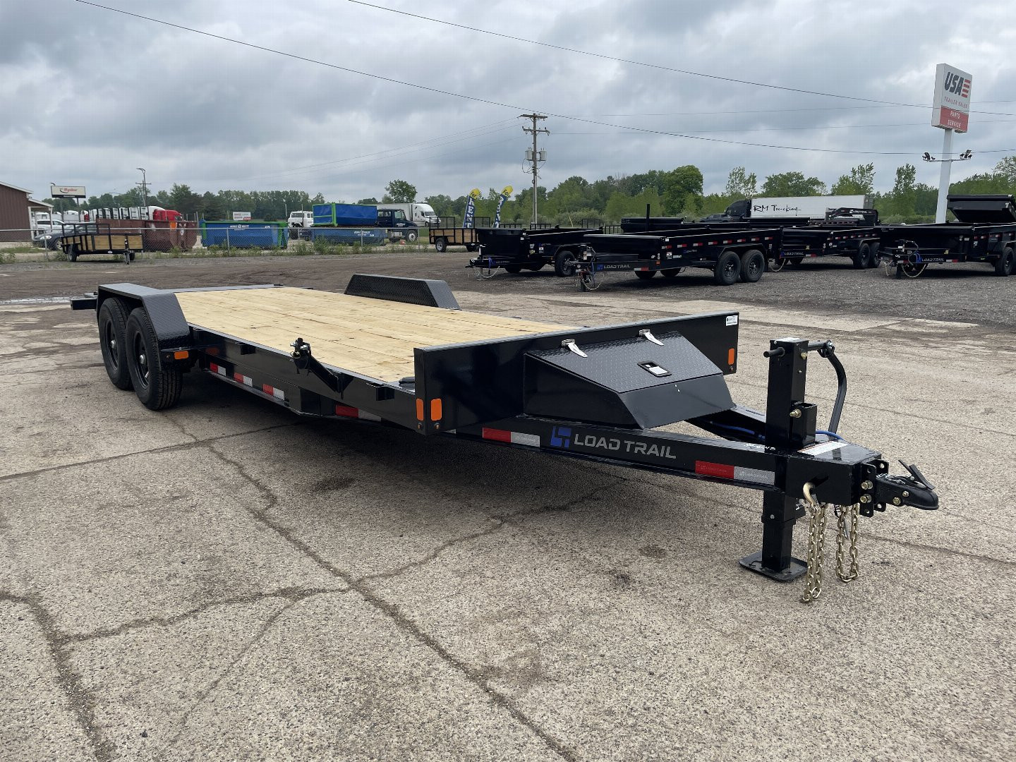 New 2025 LOAD TRAIL 83x20 14k Max Tilt Trailer
