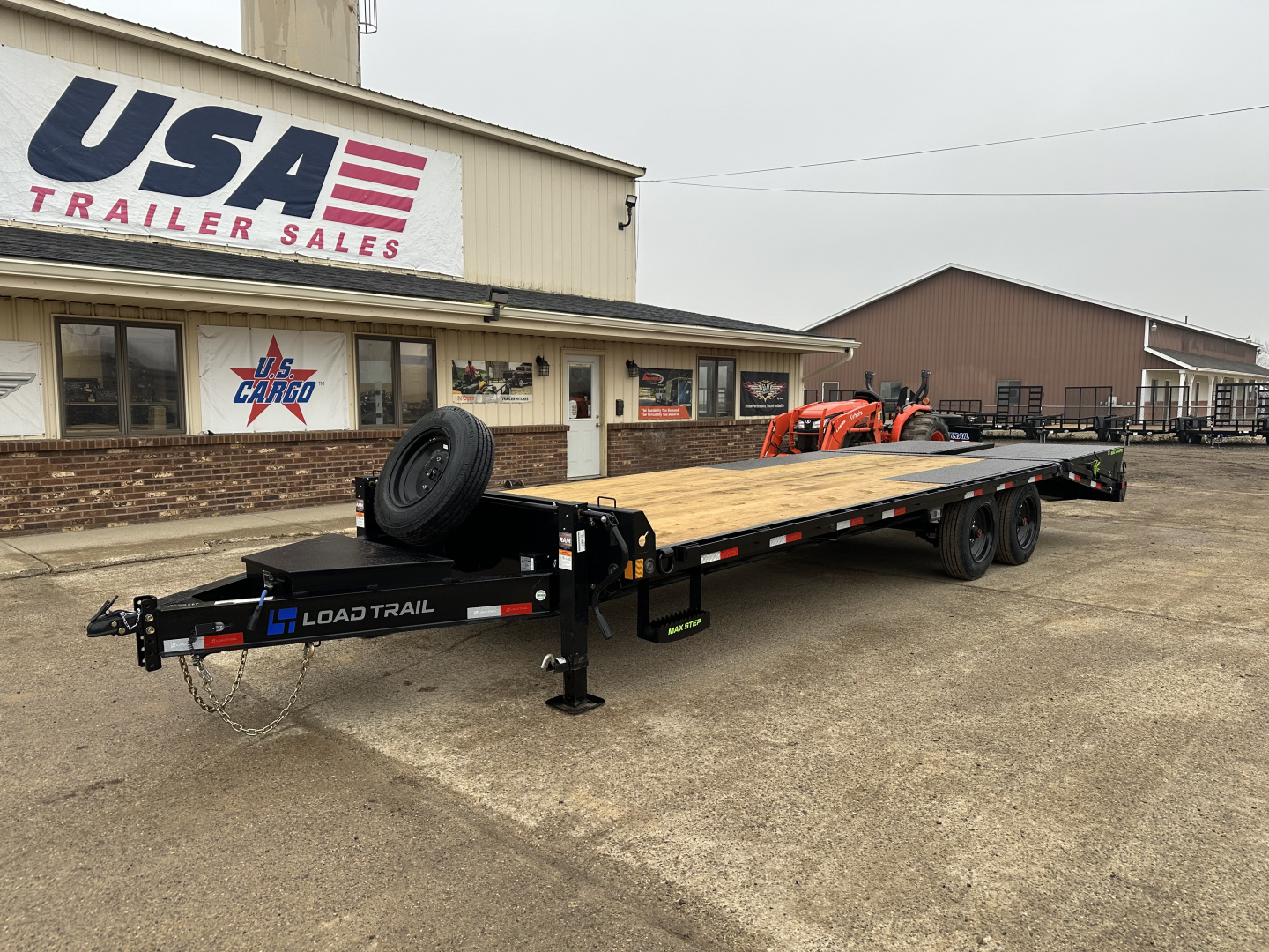 New 2025 Load Trail 102x24 Tag 16K w/Max Ramps Deckover Trailer