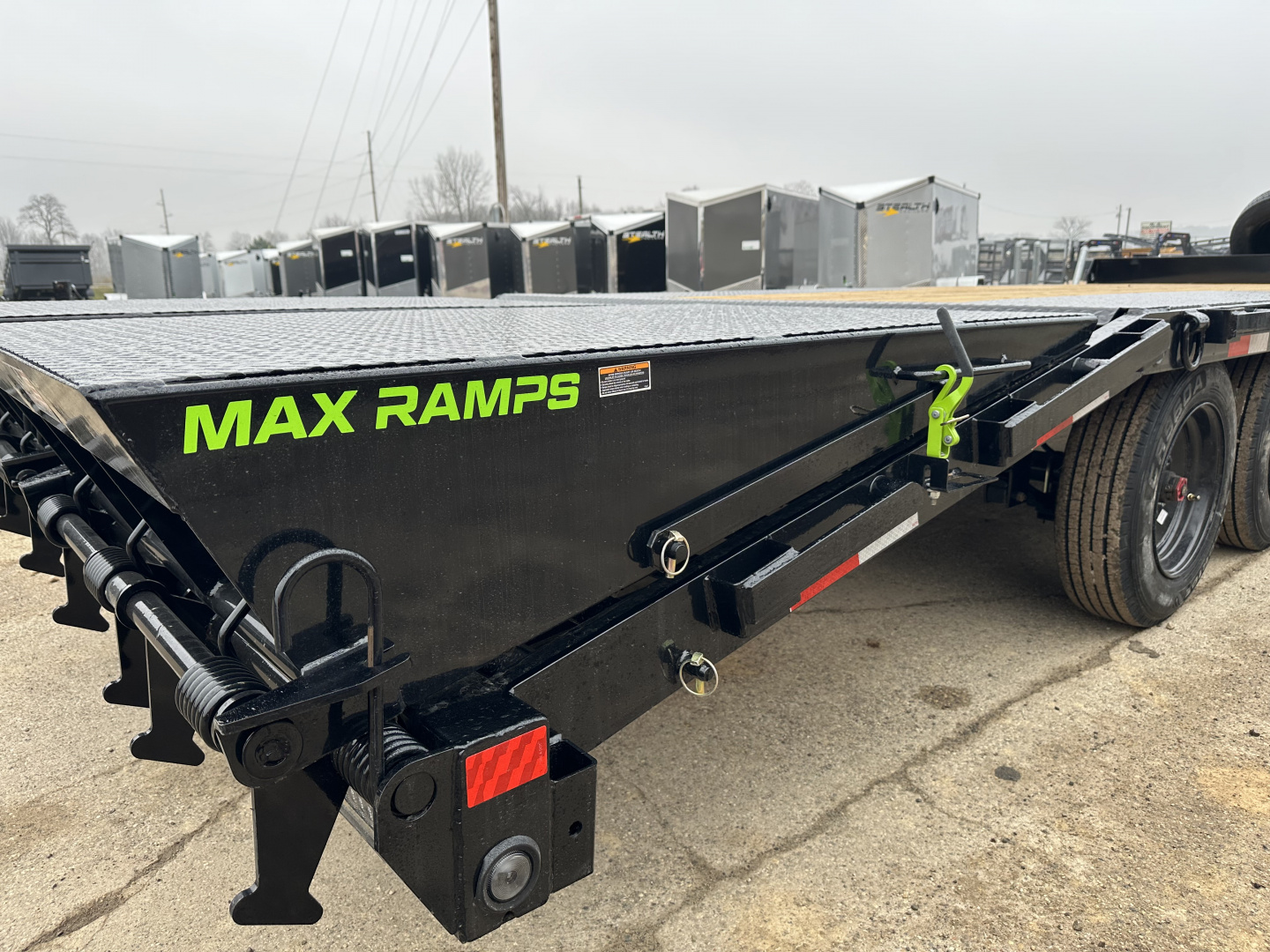 New 2025 Load Trail 102x24 Tag 16K w/Max Ramps Deckover Trailer