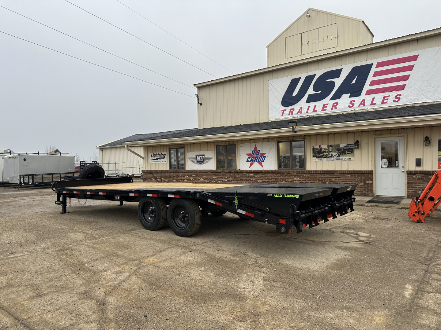 New 2025 Load Trail 102x24 Tag 16K w/Max Ramps Deckover Trailer