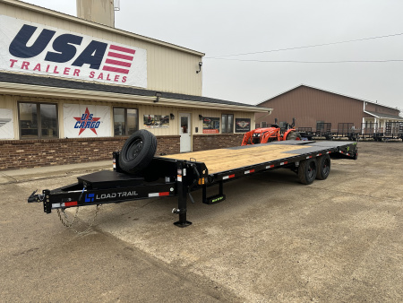 New 2025 Load Trail 102x24 Tag 16K w/Max Ramps Deckover Trailer