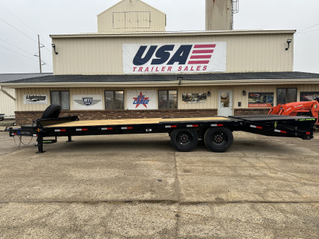 New 2025 Load Trail 102x24 Tag 16K w/Max Ramps Deckover Trailer
