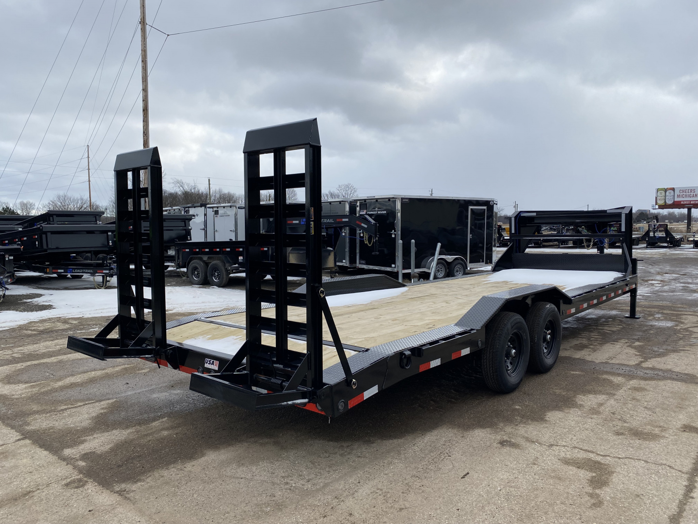 New 2025 Load Trail 102x26 14k w/HD Standup Ramps Gooseneck Bodies