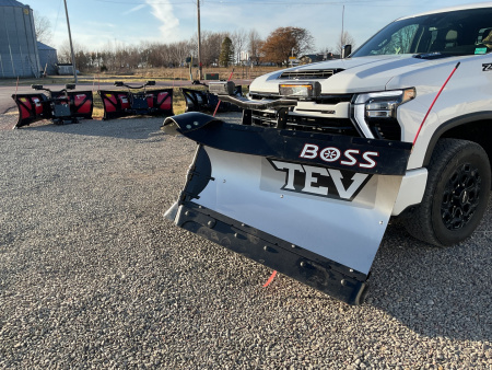 New 2025 BOSS 9-2 STAINLESS TEV Snow Plow