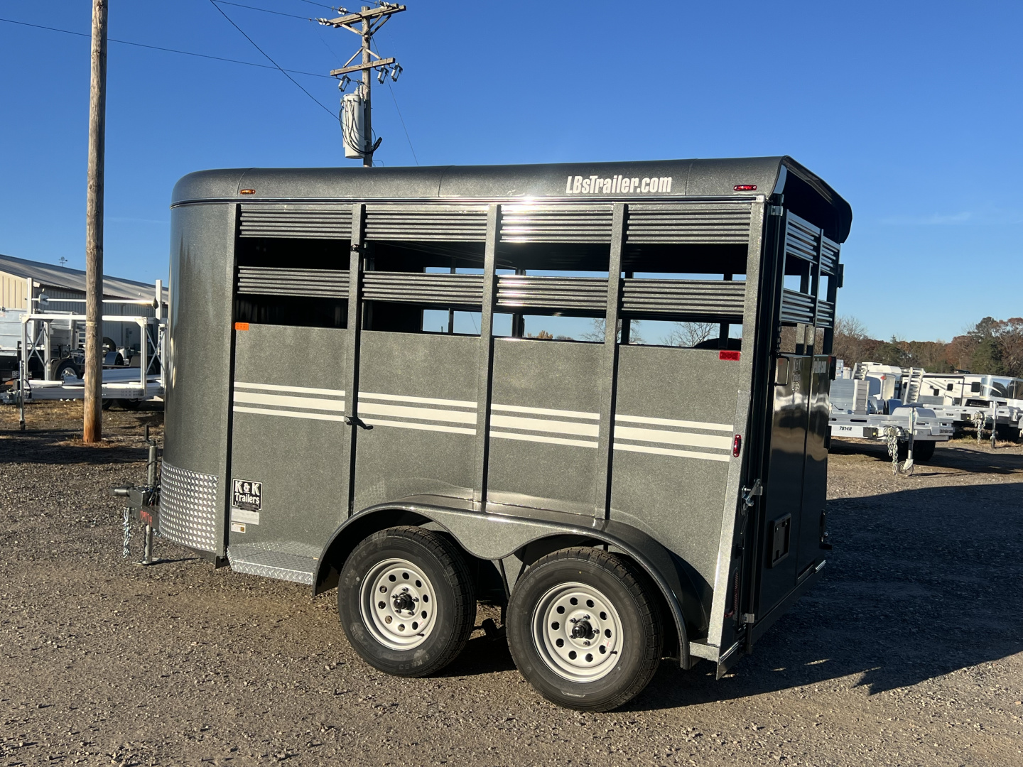 New 2026 Bee 12' BMP Stock Combo Trailer