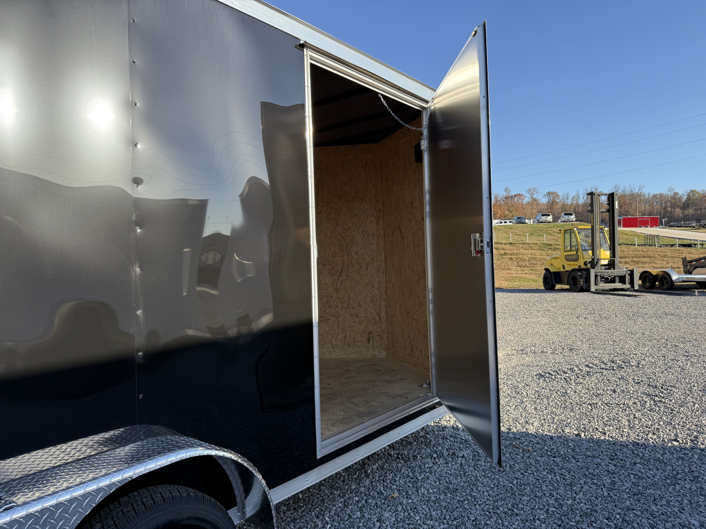 New 2026 Covered Wagon Trailers 7X16 TA2 7' W/ DBL DOORS POLY Cargo / Enclosed Trailer