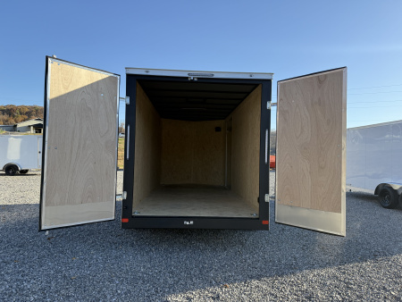 New 2026 Covered Wagon Trailers 7X16 TA2 7' W/ DBL DOORS POLY Cargo / Enclosed Trailer