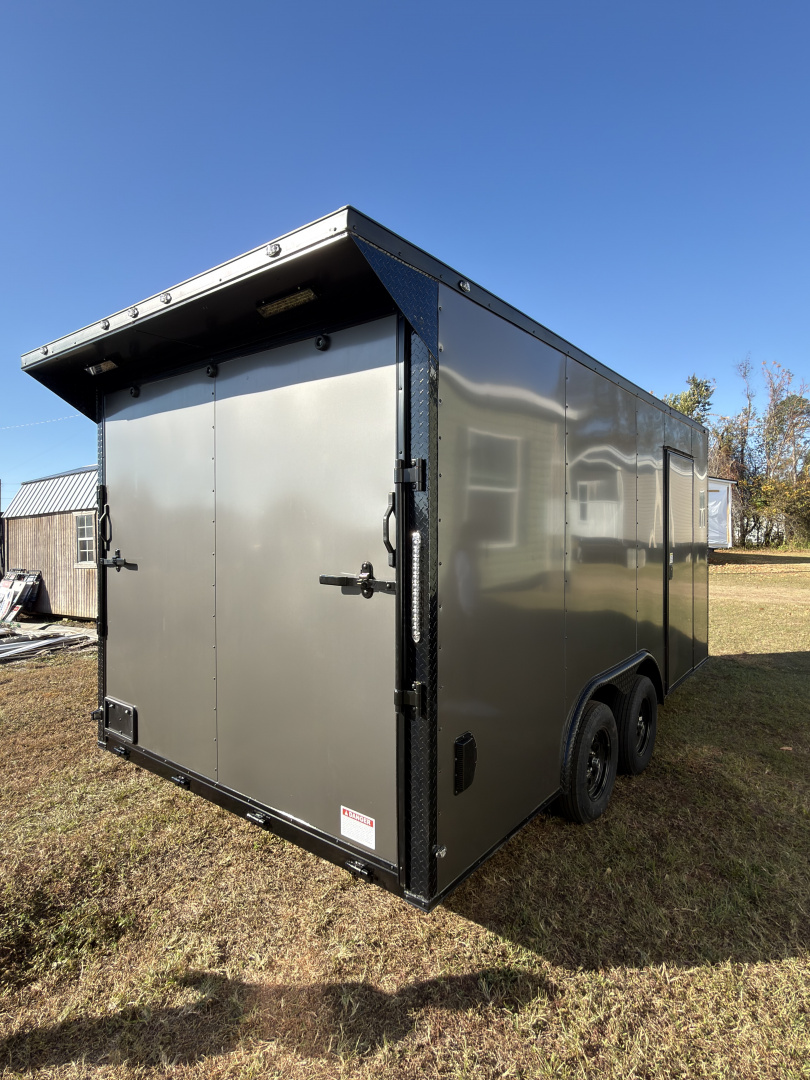 New 2026 Other 8.5x16TA 7' Tall .080 PolyCor Blackout Package Rear Wing Spoiler Cargo / Enclosed Trailer