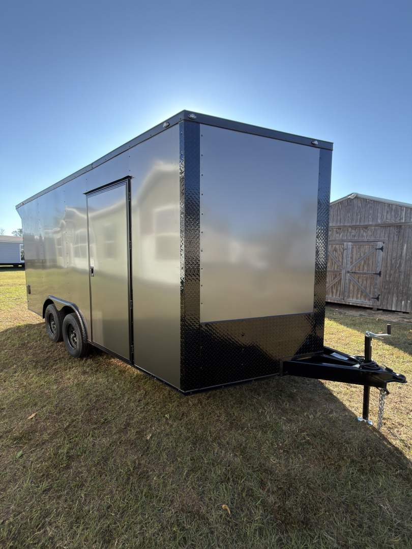 New 2026 Other 8.5x16TA 7' Tall .080 PolyCor Blackout Package Rear Wing Spoiler Cargo / Enclosed Trailer