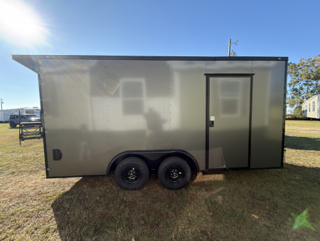New 2026 Other 8.5x16TA 7' Tall .080 PolyCor Blackout Package Rear Wing Spoiler Cargo / Enclosed Trailer