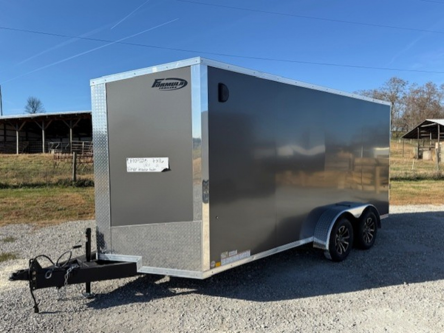 New 2026 Formula Trailers CONQUEST 7x16X84" .080 POLYCORE w/ RAMP DOOR Cargo / Enclosed Trailer