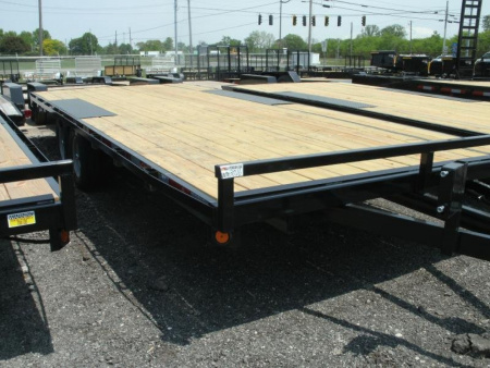 New 2026 Quality Steel and Aluminum 101 x 18 Deckover 7K Trailer