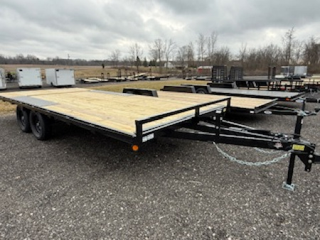 New 2026 Quality Steel and Aluminum 101 x 18 Deckover 7K Trailer