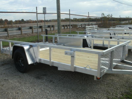 New 2026 Quality Steel and Aluminum 80 x 12ALDX3.5K Utility Trailer