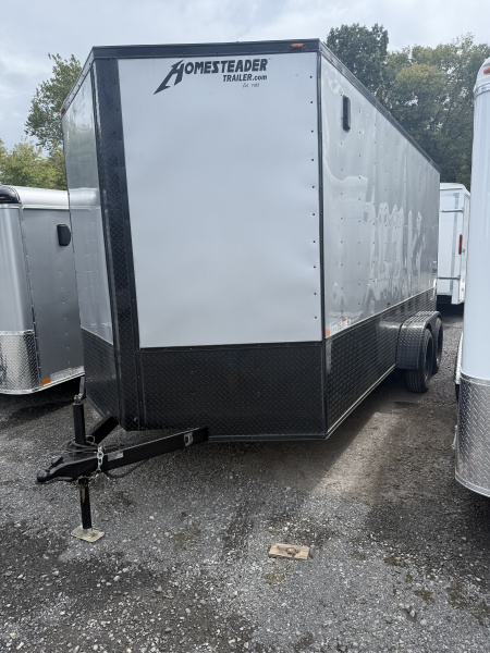 Used **USED** 2023 Homesteader 7x16 -V-Nose - OHV w/ Blackout - 7' Interior