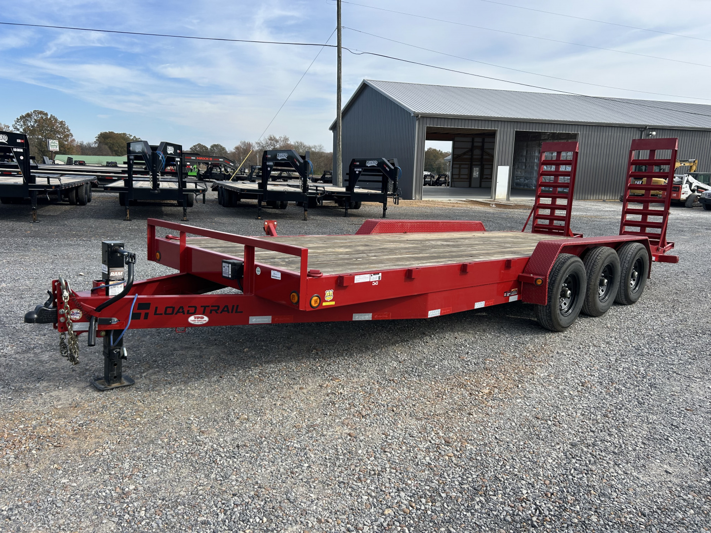 Used 2025 Load Trail 83"x22' 21k Equipment Trailer