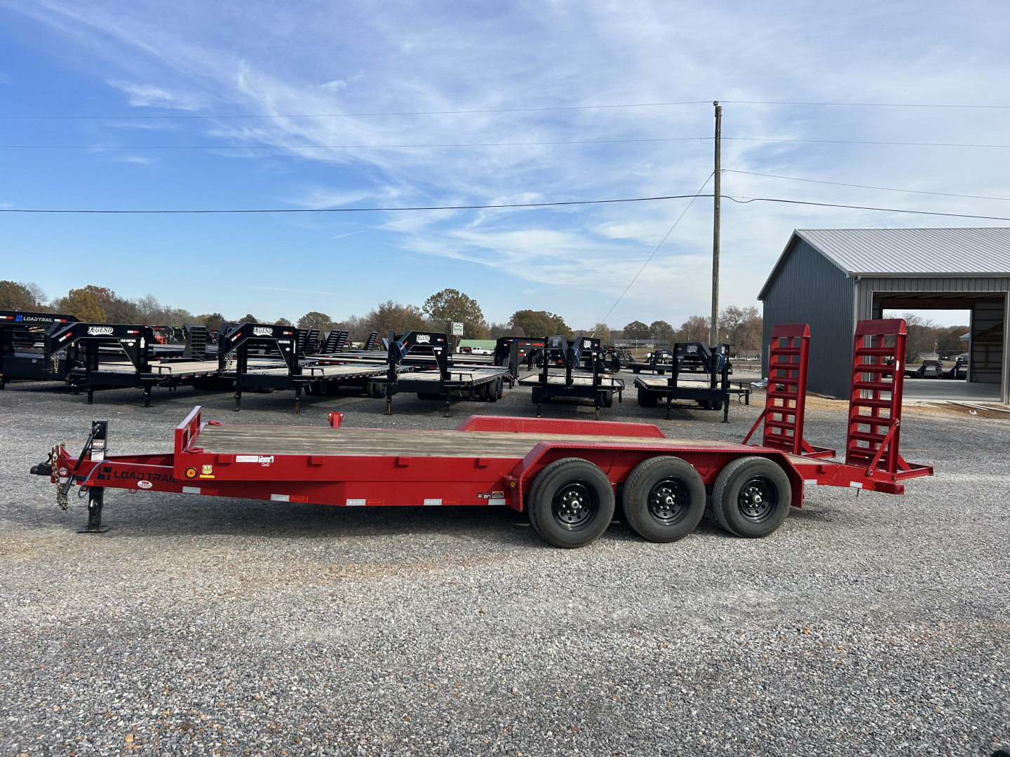 Used 2025 Load Trail 83"x22' 21k Equipment Trailer